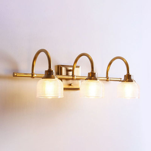 Prismatic Glass Vanity Wall Light for Bathroom and Makeup Lighting