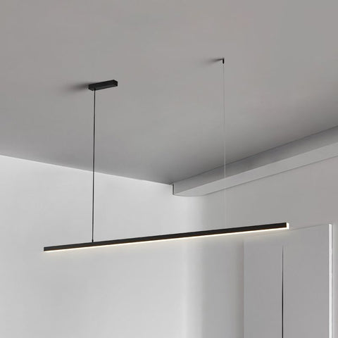 Linear LED Pendant Light for Kitchen Island and Dining Table Lighting
