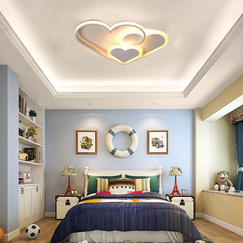 Kids' Shape LED Flush Mount Ceiling Light for Bedroom and Playroom