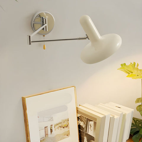 Iron Swing-Arm Wall Sconce with Directional Shade