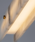 Linear Marble Pendant Light