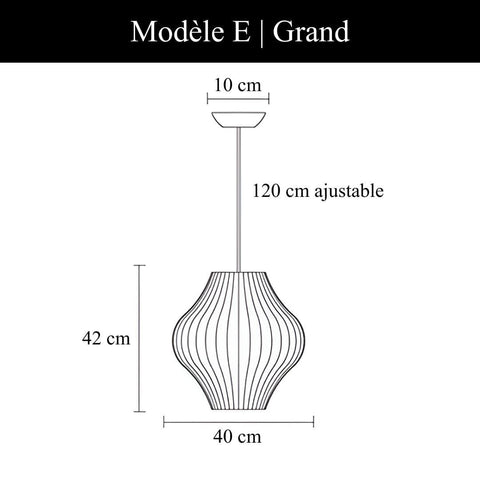 Japandi Silk Pendant Light for Calm Dining Rooms and Living Spaces