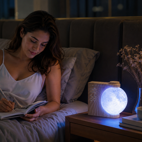 Sunrise Alarm Clock with Globe Light and Digital Display