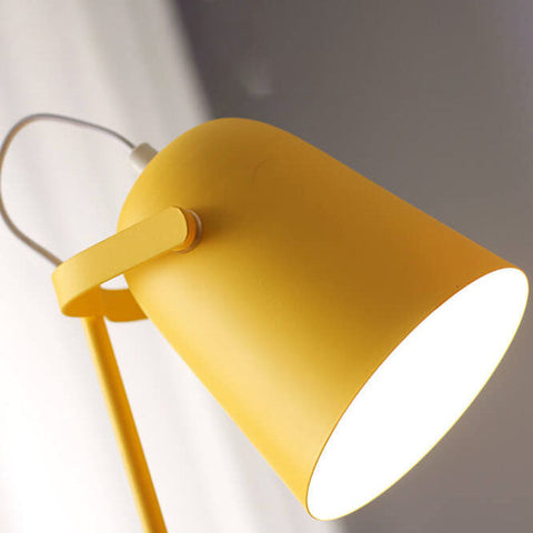 Scandinavian Style Metal Table Lamp with E27 Socket and Inline Cord Switch