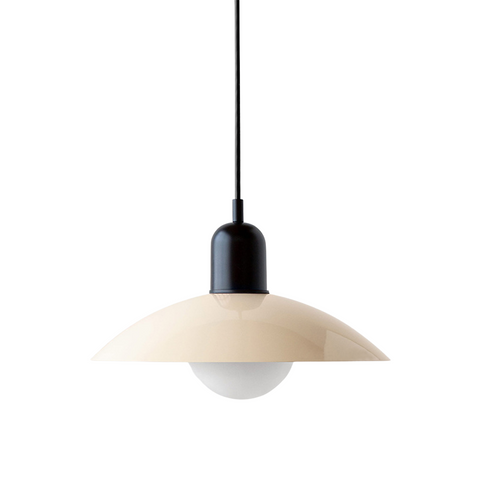 Shallow Dome Pendant Light for Kitchen Islands and Dining Tables