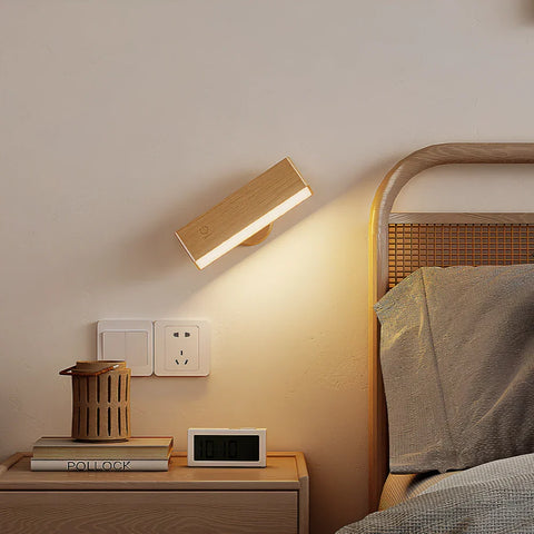 Rechargeable Magnetic Wall Light with 360° Rotation and Touch Dimming