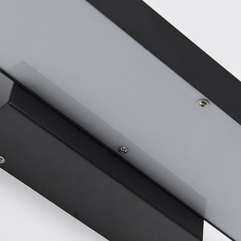 Flat LED Sensor Outdoor Wall Light with Weatherproof Housing
