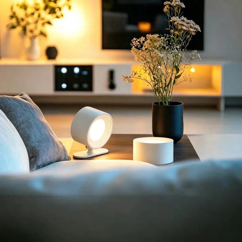Cordless Magnetic Wall Light with 360-Degree Rotation