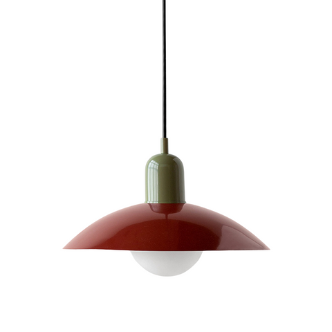 Shallow Dome Pendant Light for Kitchen Islands and Dining Tables