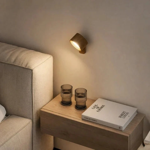 Cordless Magnetic Wall Light with 360-Degree Rotation