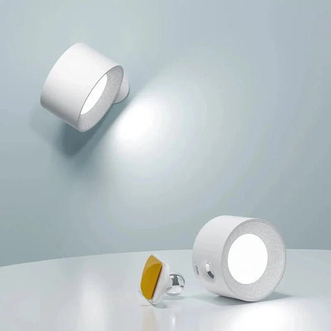 Cordless Magnetic Wall Light with 360-Degree Rotation
