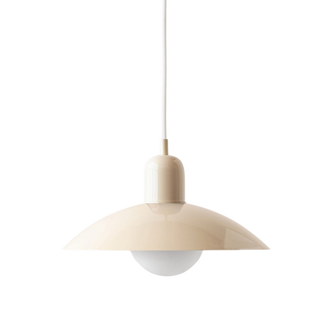 Shallow Dome Pendant Light for Kitchen Islands and Dining Tables