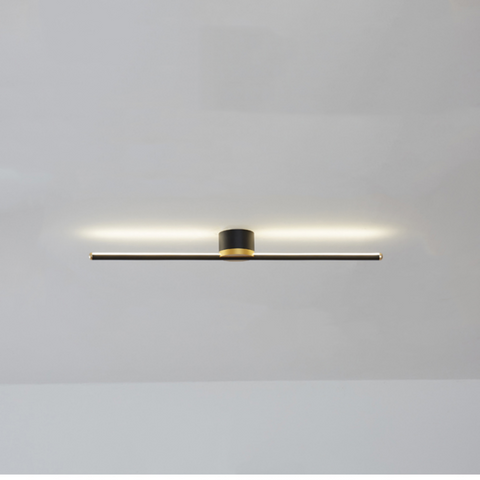 Minimalist Linear LED Ceiling Light for Bedrooms and Living Rooms
