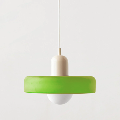 Bauhaus Glass Pendant Light with Adjustable Suspension for Modern Interiors