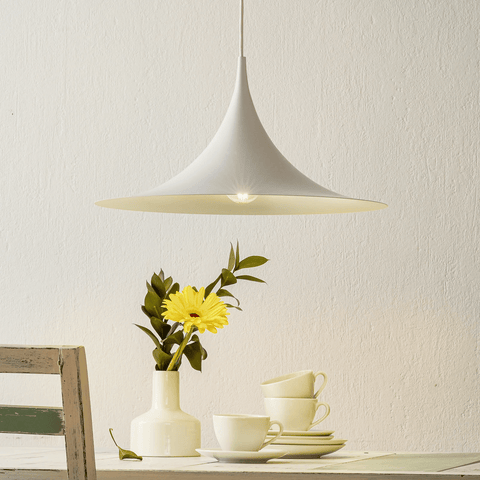 Sculptural Metal Pendant Light for Dining Room and Kitchen Lighting
