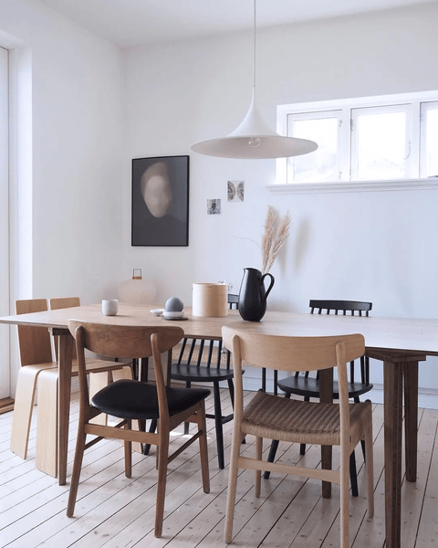 Sculptural Metal Pendant Light for Dining Room and Kitchen Lighting