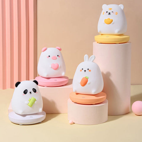 Silicone Animal Night Light with USB Rechargeable LED — product view