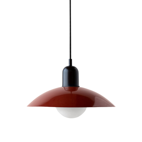 Shallow Dome Pendant Light for Kitchen Islands and Dining Tables