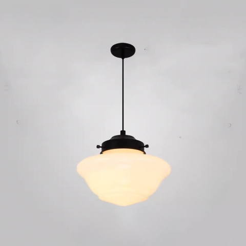 Frosted Glass Pendant Light Series with Adjustable Cord