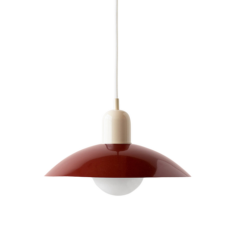 Shallow Dome Pendant Light for Kitchen Islands and Dining Tables