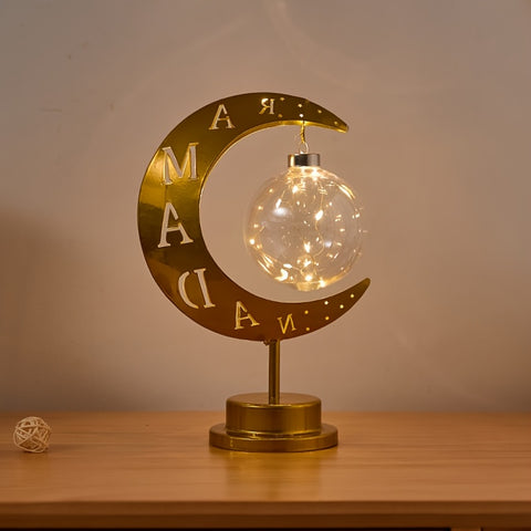 Crescent Moon LED Table Lamp