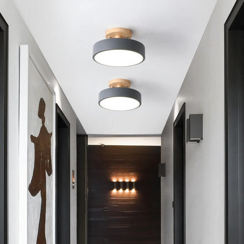Modern Nordic LED Ceiling Light with Adjustable Color Temperature