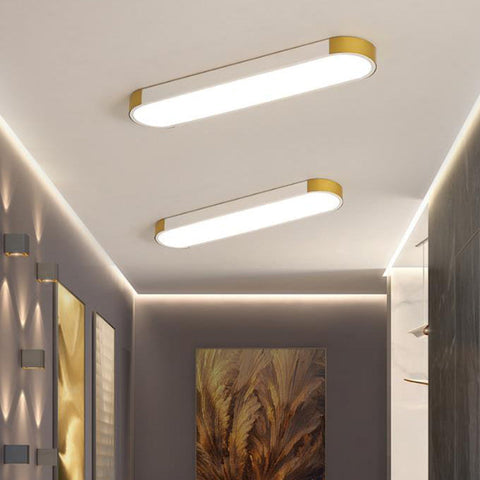Rectangular Ring LED Flush Mount Ceiling Light for Modern Interiors