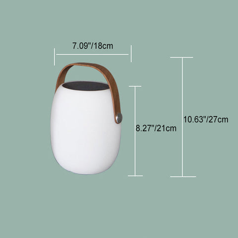 Portable Solar Basket LED Lamp for Outdoor Ambient Lighting