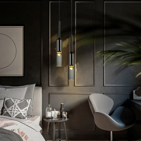 Smoked Glass Bottle Pendant Light for Kitchen Islands and Bedside Use