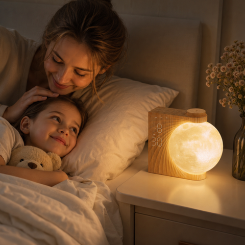 Sunrise Alarm Clock with Globe Light and Digital Display