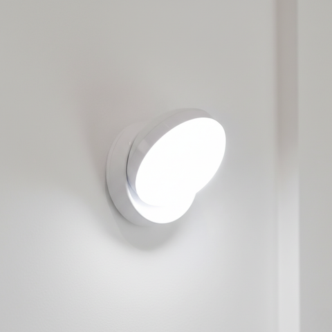 Motion Sensor Wall Light with Rotating Magnetic LED Head