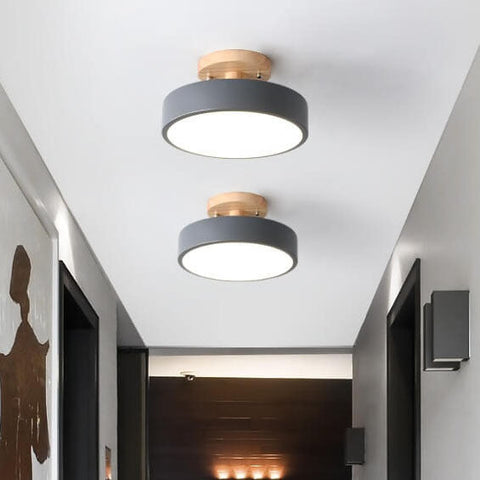 Modern Nordic LED Ceiling Light with Adjustable Color Temperature
