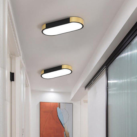 Rectangular Ring LED Flush Mount Ceiling Light for Modern Interiors