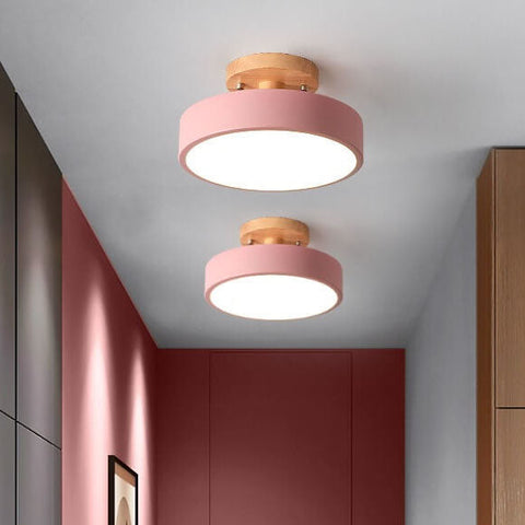 Modern Nordic LED Ceiling Light with Adjustable Color Temperature