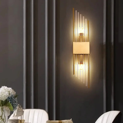 Crystal Wall Sconce with E14 Socket