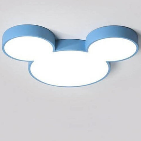 Cartoon Mouse-Ear LED Flush Mount Ceiling Light — product view