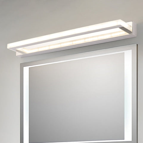 Mirror-Front LED Vanity Light for Bathroom and Bedroom Lighting