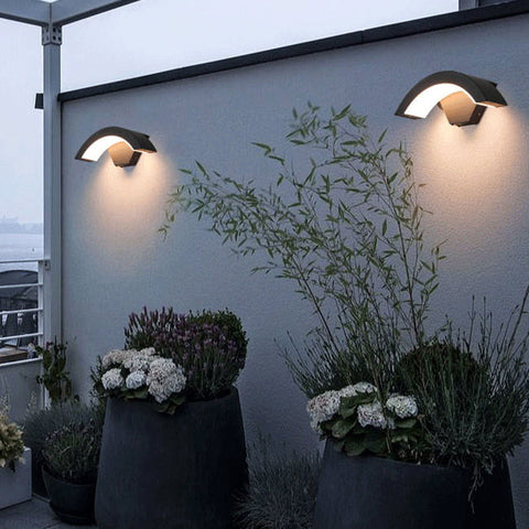 Motion Sensor LED Outdoor Wall Light for Entryway and Patio Lighting