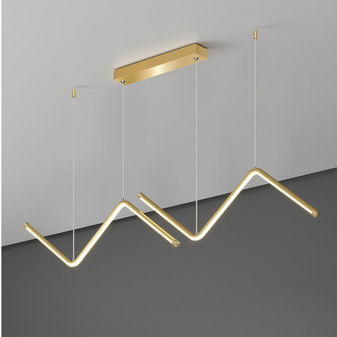 Linear LED Pendant Light for Kitchen Island and Dining Room Lighting