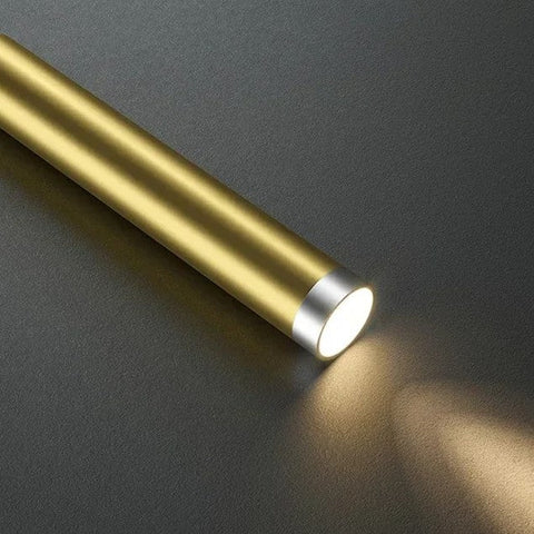 Linear LED Pendant Light with Spotlights for Kitchens and Dining Tables
