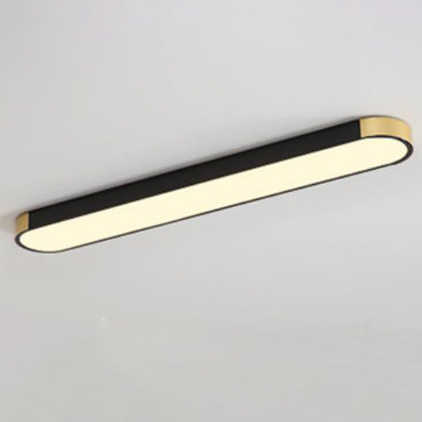 Rectangular Ring LED Flush Mount Ceiling Light for Modern Interiors