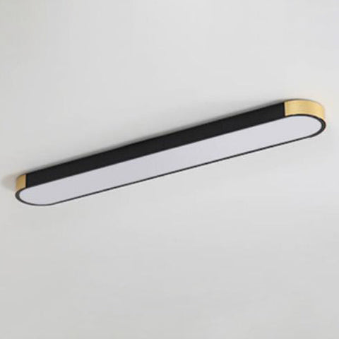 Rectangular Ring LED Flush Mount Ceiling Light for Modern Interiors