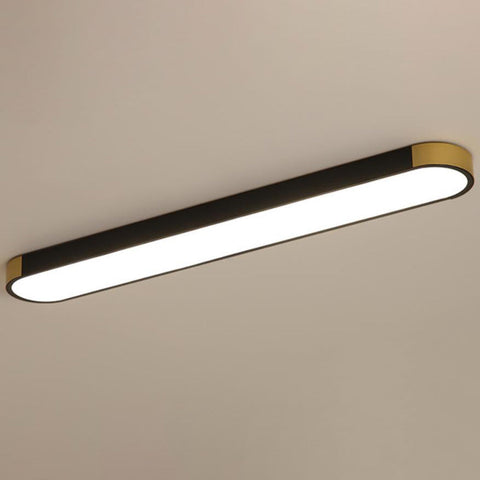 Rectangular Ring LED Flush Mount Ceiling Light for Modern Interiors