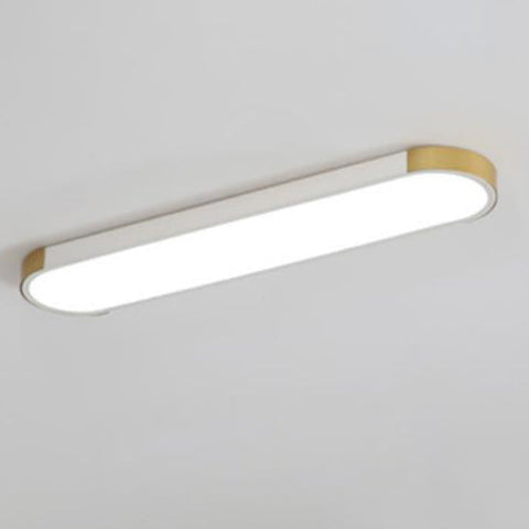 Rectangular Ring LED Flush Mount Ceiling Light for Modern Interiors