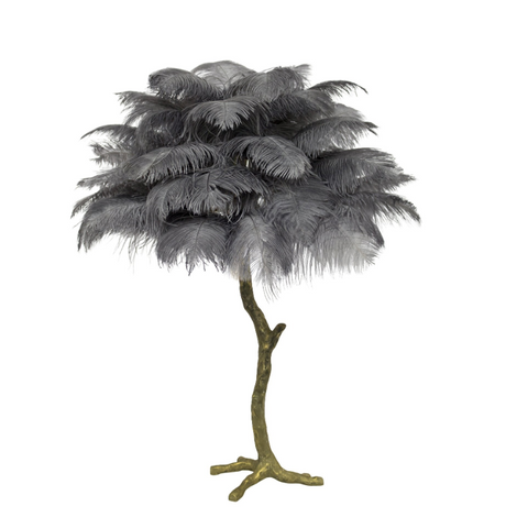 Feather Floor and Table Lamp for Bedrooms and Decorative Living Spaces