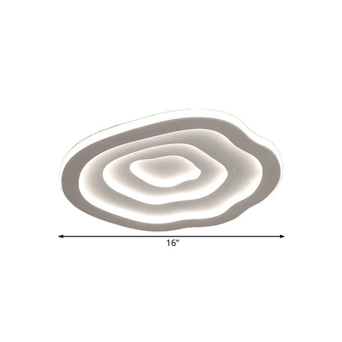 Organic Contour LED Flush Mount Ceiling Light