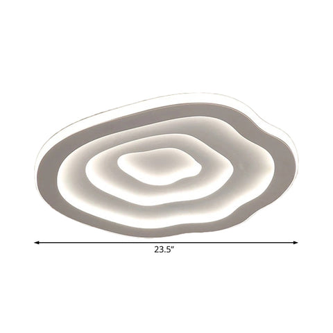 Organic Contour LED Flush Mount Ceiling Light