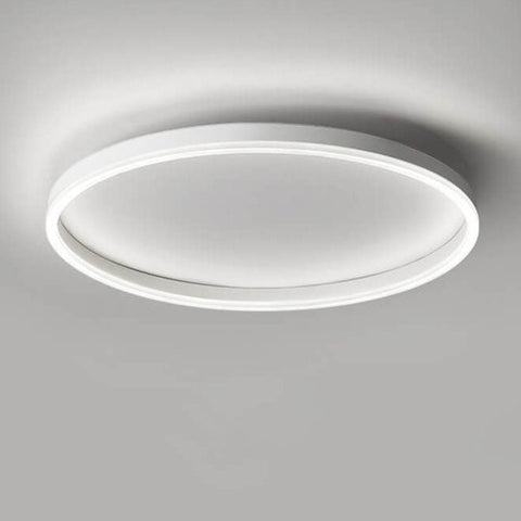 Circular LED Flush Mount Ceiling Light with Ring Design
