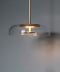 Glass LED Pendant Light with Color Options