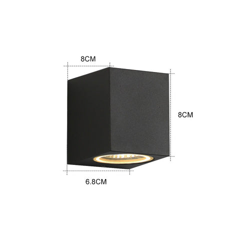 Up and Down Outdoor Wall Light with Sensor for Garden and Hallway